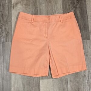 Talbots Perfect Short Sz 4 Peachy/Salmon Color